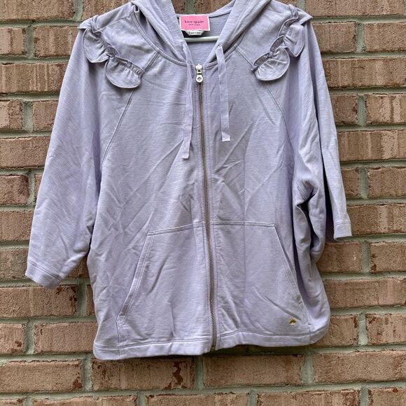 Women’s Kate Spade Matching Set Light Purple Jacket & Crop Pants - Picture 1 of 14